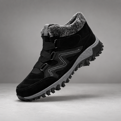 Men's waterproof winter snow boots featuring insulated comfort and a secure strap design, perfect for outdoor activities and casual wear. 6