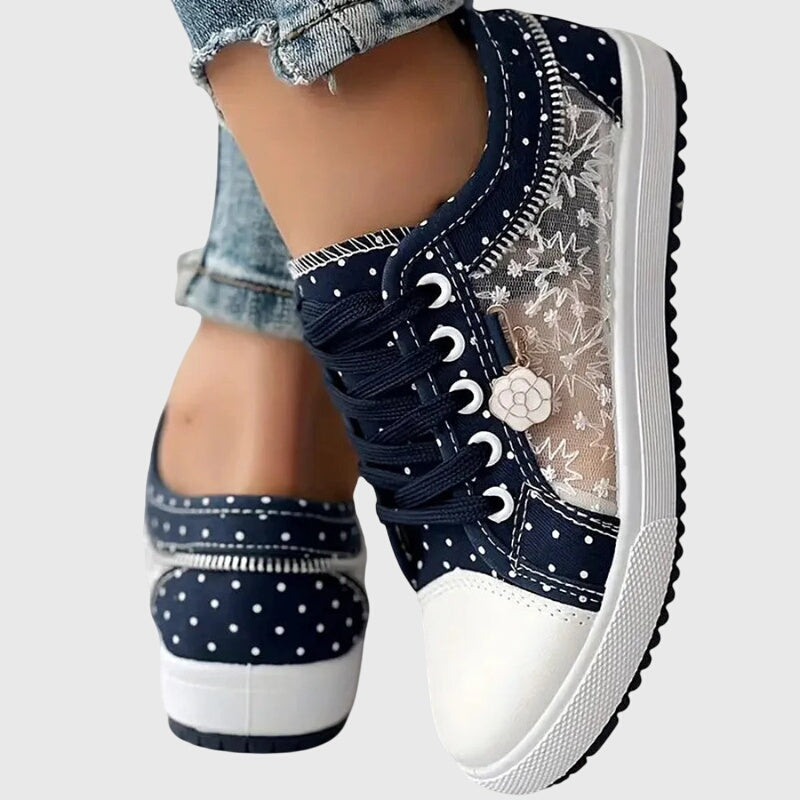 Orthopedic sneakers featuring arch support and cushioned insoles, designed with a wide toe box for enhanced comfort and foot health. 8