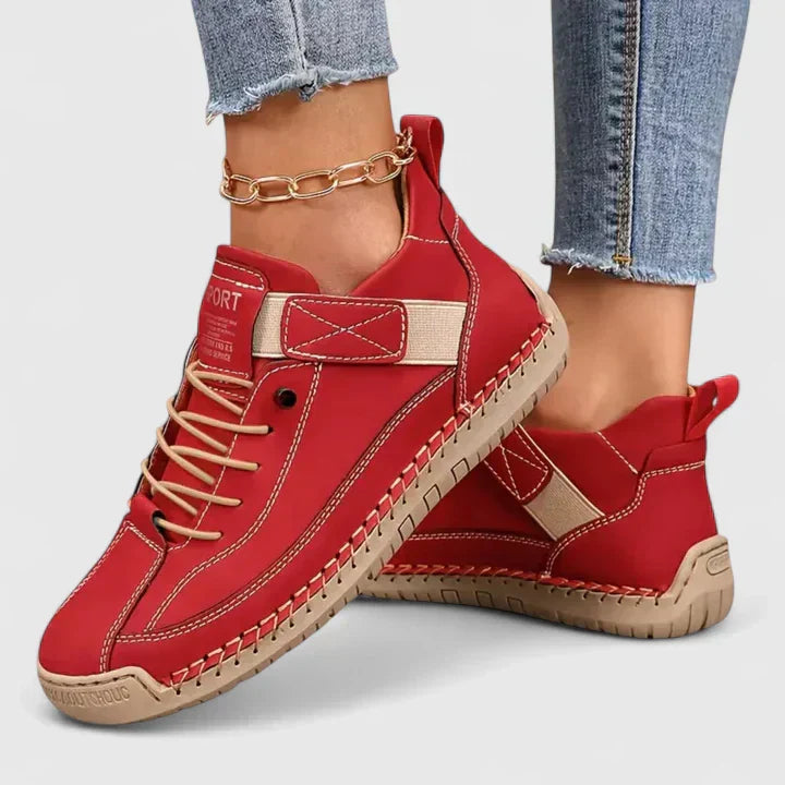 Orthopedic sneakers designed for comfort and support, featuring arch support and a shock-absorbing EVA sole for enhanced cushioning and stability. 5