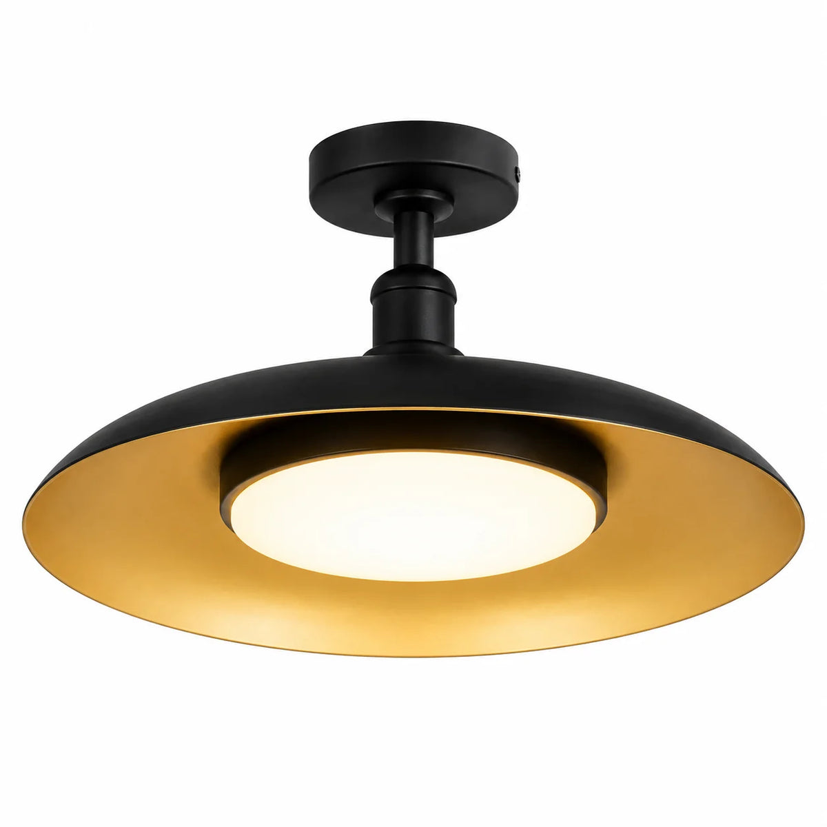 Outdoor ceiling light featuring a semi-flush mount design, crafted from weather-resistant carbonised steel, showcasing a sleek and modern aesthetic perfect for enhancing outdoor spaces 4