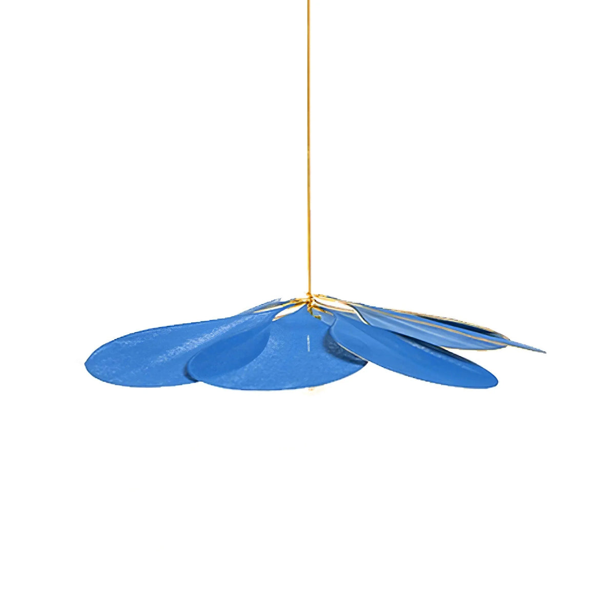 Elegant Petal Pendant Light featuring a floral design in a gold frame, customizable hanging height, and available in various sizes and colors, perfect for enhancing any 9