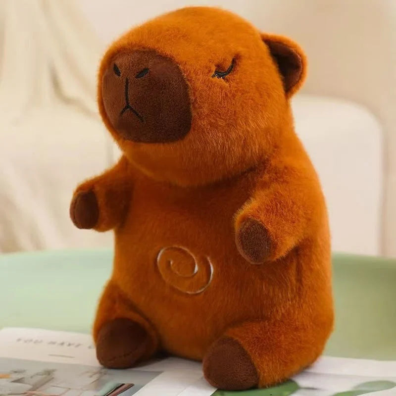 Plush sleep aid toy designed for children, featuring a calming breathing light and soothing sounds, perfect for providing soft huggable comfort at bedtime. 3