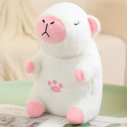 Plush sleep aid toy designed for children, featuring a calming breathing light and soothing sounds, perfect for providing soft huggable comfort at bedtime. 4