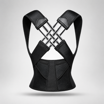 Posture Corrector Back Brace featuring adjustable support and breathable design, ideal for lightweight upper back support and improving posture. 0