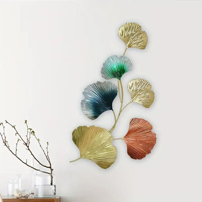 Ribbed Leaf Wall Art