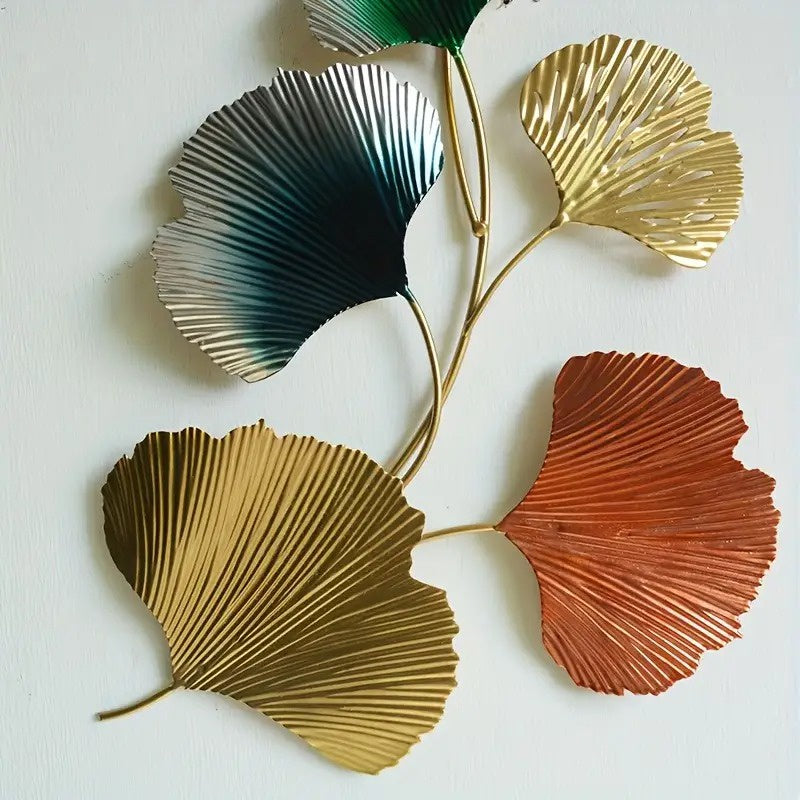Ribbed Leaf Wall Art