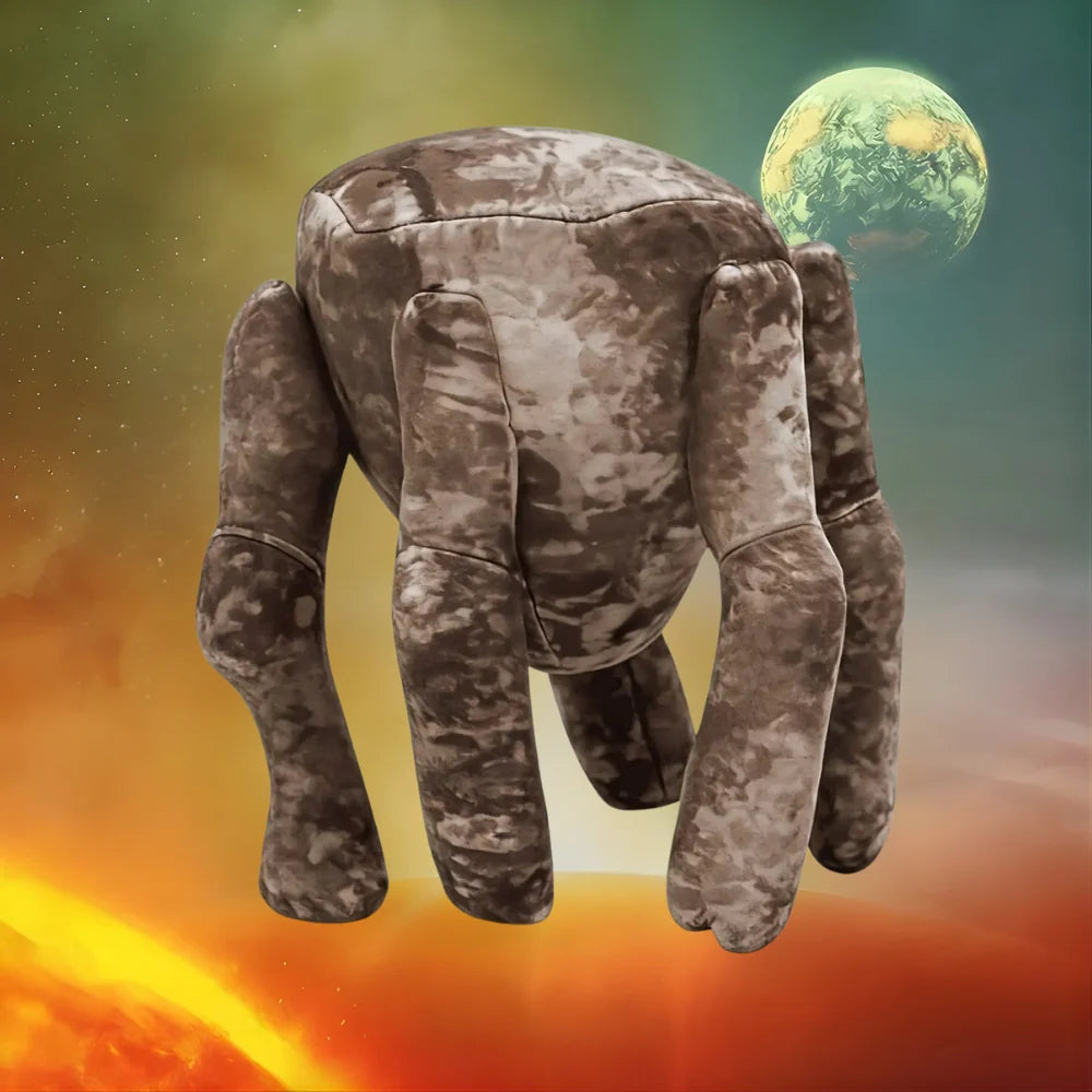 Rocky character plush toy featuring soft plush fabric and an adorable space design, perfect for snuggling and display. 3