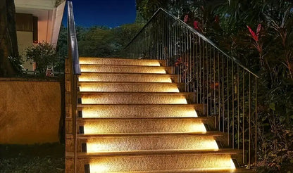 Solar-Powered Triangular Outdoor Light Set