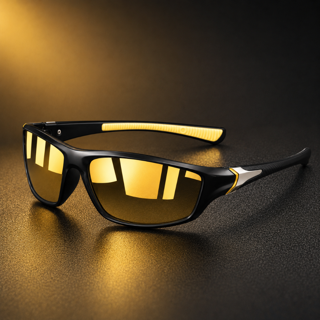 Sport sunglasses featuring polarized lenses and UV400 protection, designed with a lightweight full-frame for enhanced comfort during running and cycling activities. 6