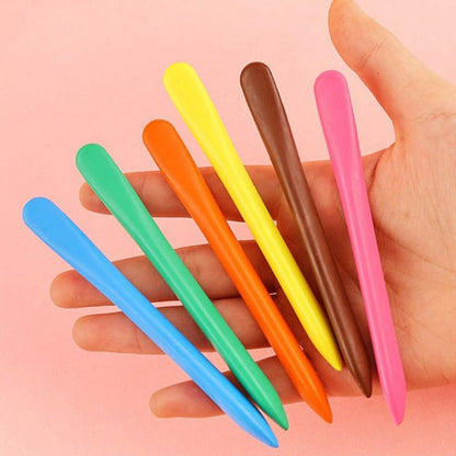 Washable art crayons for kids in vibrant colors, available in sets of 12, 24, or 36, designed for easy cleaning and creative 3