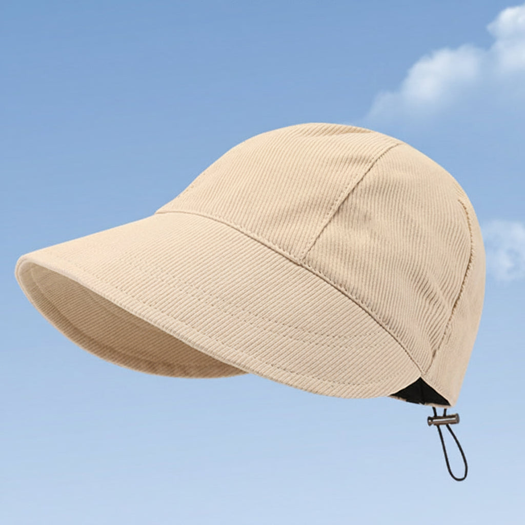 Wide brim sun hat for women featuring UV protection, lightweight design, and adjustable fit, perfect for beach outings and outdoor activities. 1