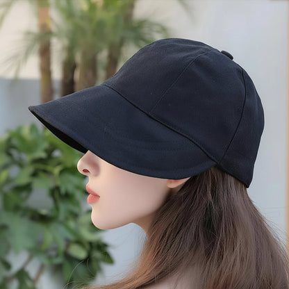 Wide brim sun hat for women featuring UV protection, lightweight design, and adjustable fit, perfect for beach outings and outdoor activities. 4