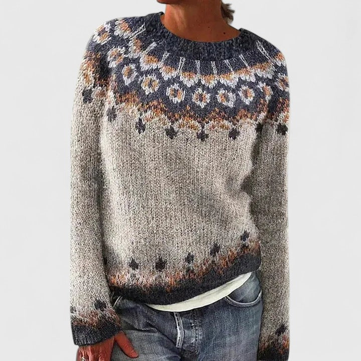 Women's dark gray cashmere sweater featuring a timeless chic design and a flattering fit, perfect for any occasion. 0