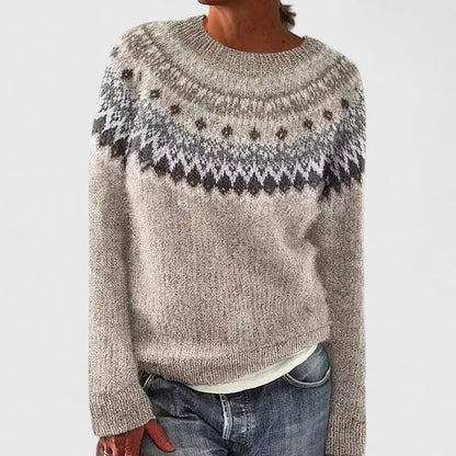 Women's dark gray cashmere sweater featuring a timeless chic design and a flattering fit, perfect for any occasion. 7