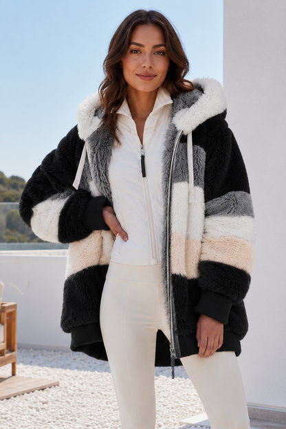 Women's hoodie cardigan featuring soft fabric and a relaxed fit, perfect for cozy everyday wear and casual layering. 8