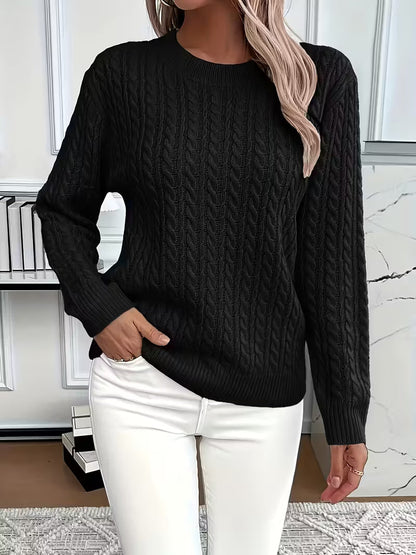 Women's green sweater designed for cozy everyday wear, featuring a minimalist lightweight design perfect for layering and casual outfits. 9