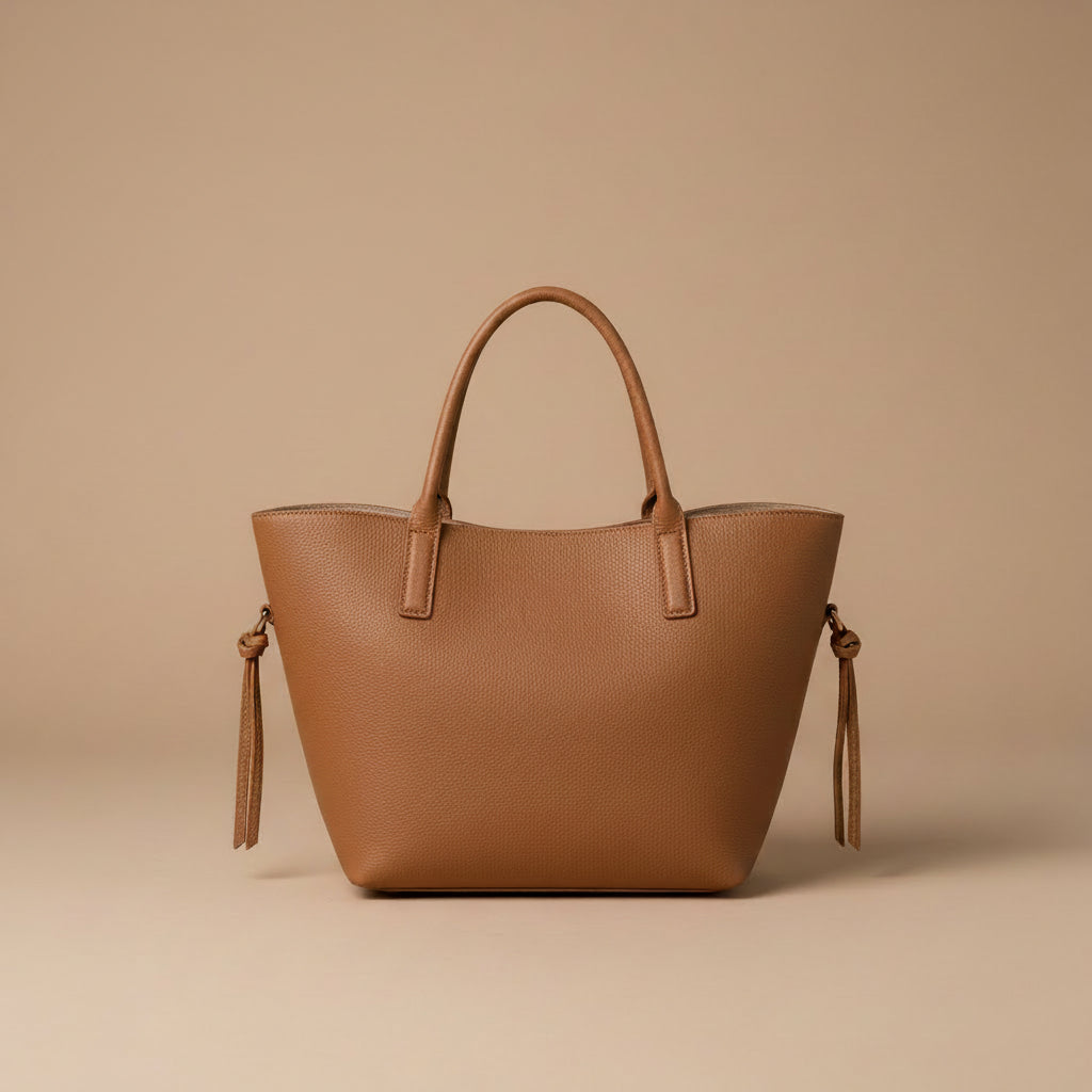 Women's vintage tote bag featuring a spacious interior, made from durable fabric, perfect for everyday carry as a large shoulder handbag. 5
