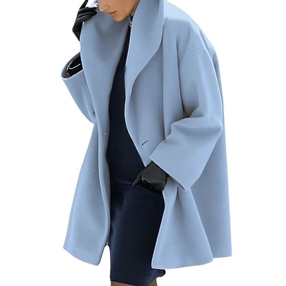 Women's winter coat featuring a relaxed fit and elegant silhouette, crafted from a durable polyester blend, designed as a longline jacket for warmth and style during cold 0
