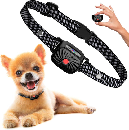 Adjustable anti bark collar for dogs featuring humane technology, made of durable ABS construction for effective and safe training. 0