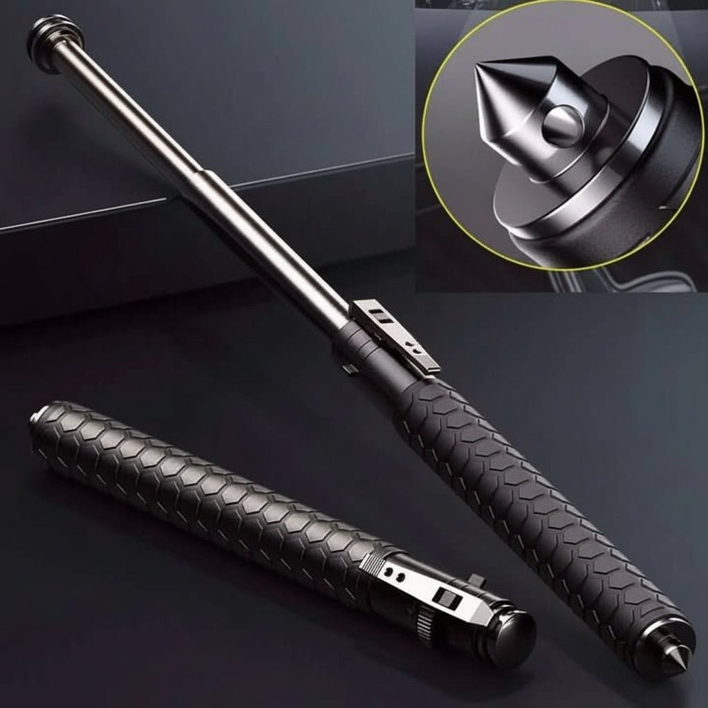 Adjustable trekking pole with ergonomic grip, designed for lightweight and collapsible use, ideal for hiking, walking, and travel. 2