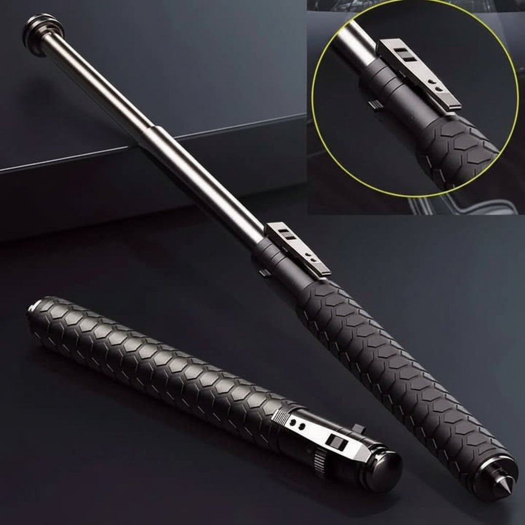 Adjustable trekking pole with ergonomic grip, designed for lightweight and collapsible use, ideal for hiking, walking, and travel. 6