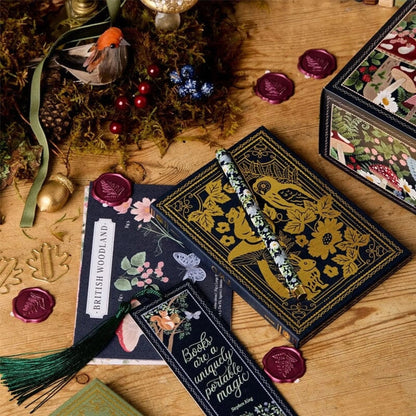 Advent Calendar featuring 24 days of stationery and office supplies, designed with a charming winter forest theme. 5