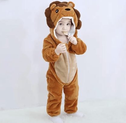 Adorable animal-inspired baby onesies made from soft fabric, featuring a cozy fit for ultimate comfort and style. 17