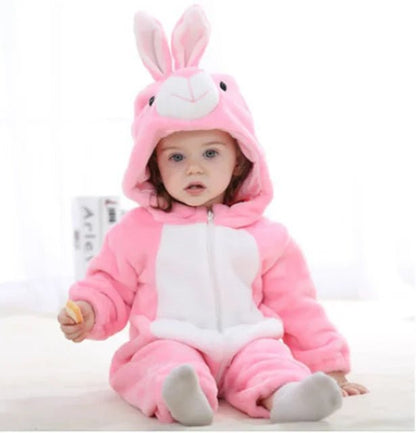 Adorable animal-inspired baby onesies made from soft fabric, featuring a cozy fit for ultimate comfort and style. 7