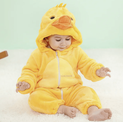 Adorable animal-inspired baby onesies made from soft fabric, featuring a cozy fit for ultimate comfort and style. 12