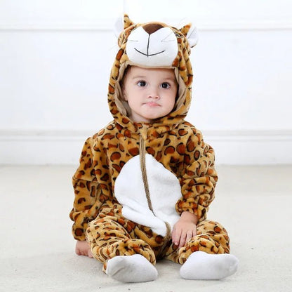 Adorable animal-inspired baby onesies made from soft fabric, featuring a cozy fit for ultimate comfort and style. 5