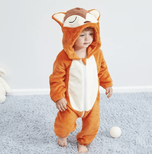 Adorable animal-inspired baby onesies made from soft fabric, featuring a cozy fit for ultimate comfort and style. 13
