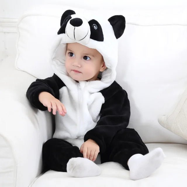 Adorable animal-inspired baby onesies made from soft fabric, featuring a cozy fit for ultimate comfort and style. 0