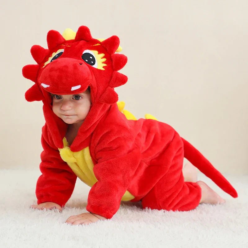Adorable animal-inspired baby onesies made from soft fabric, featuring a cozy fit for ultimate comfort and style. 14