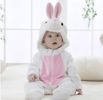 Adorable animal-inspired baby onesies made from soft fabric, featuring a cozy fit for ultimate comfort and style. 11