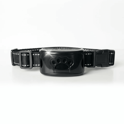 Anti-bark dog collar featuring adjustable vibration modes, designed as a humane training solution suitable for all dog sizes. 0
