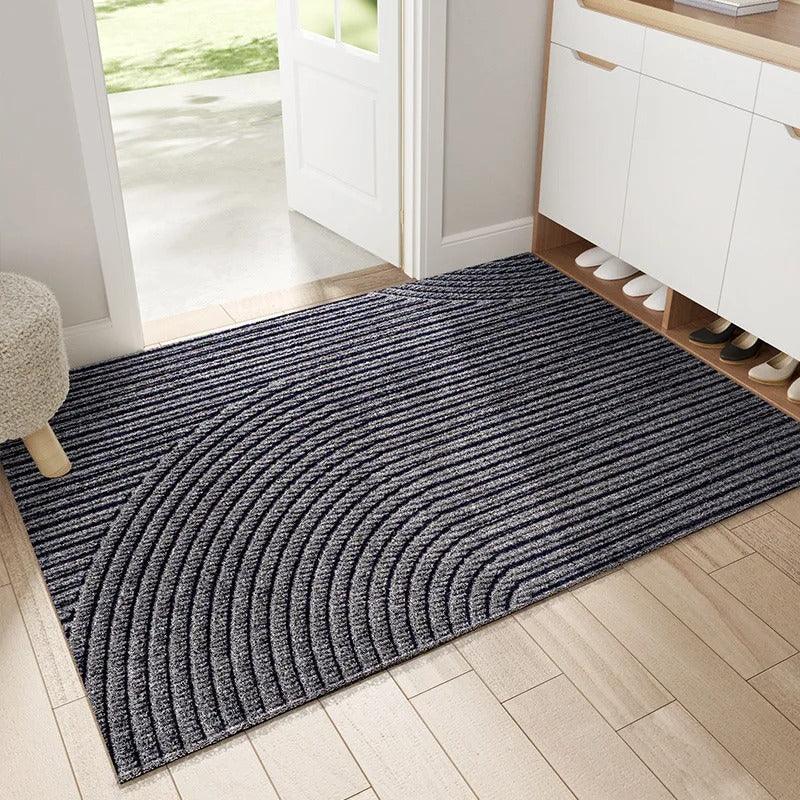 Anti-slip doormat featuring a textured PVC surface, ideal for indoor and outdoor use, designed to enhance safety and provide a versatile entrance solution. 7