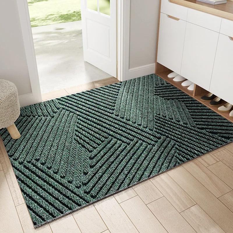 Anti-slip doormat featuring a textured PVC surface, ideal for indoor and outdoor use, designed to enhance safety and provide a versatile entrance solution. 0