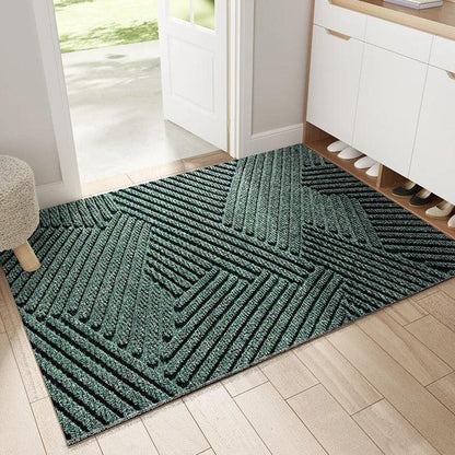 Anti-slip doormat featuring a textured PVC surface, ideal for indoor and outdoor use, designed to enhance safety and provide a versatile entrance solution. 0