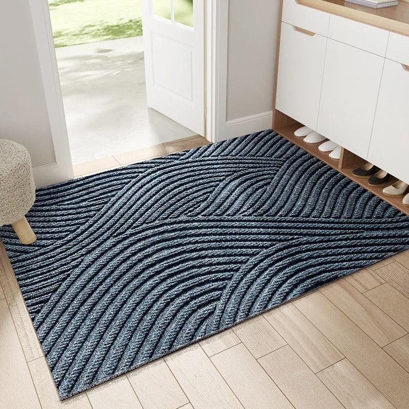 Anti-slip doormat featuring a textured PVC surface, ideal for indoor and outdoor use, designed to enhance safety and provide a versatile entrance solution. 6