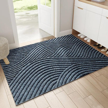 Anti-slip doormat featuring a textured PVC surface, ideal for indoor and outdoor use, designed to enhance safety and provide a versatile entrance solution. 6