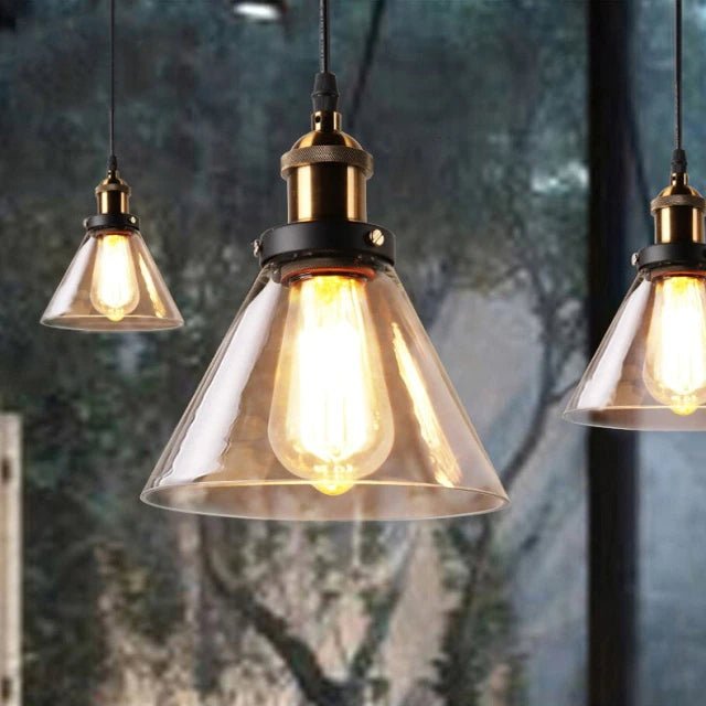 Antique glass pendant lamp featuring a dimmable function, designed in Art Déco style with gray glass and metal accents, ideal for kitchen lighting, 6