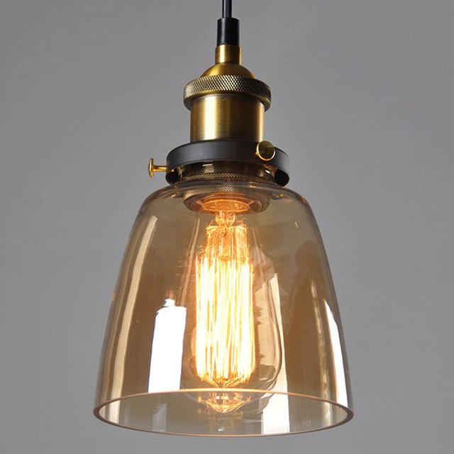 Antique glass pendant lamp featuring a dimmable function, designed in Art Déco style with gray glass and metal accents, ideal for kitchen lighting, 0