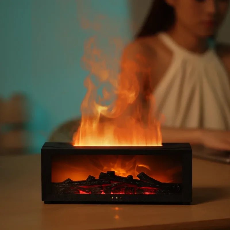 Aroma diffuser and humidifier featuring adjustable mist levels and LED lighting, crafted from BPA-free ceramic for a stylish and safe addition to any home decor. 1