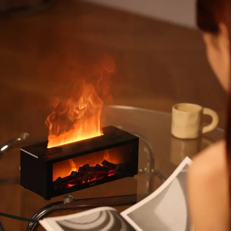Aroma diffuser and humidifier featuring adjustable mist levels and LED lighting, crafted from BPA-free ceramic for a stylish and safe addition to any home decor. 2