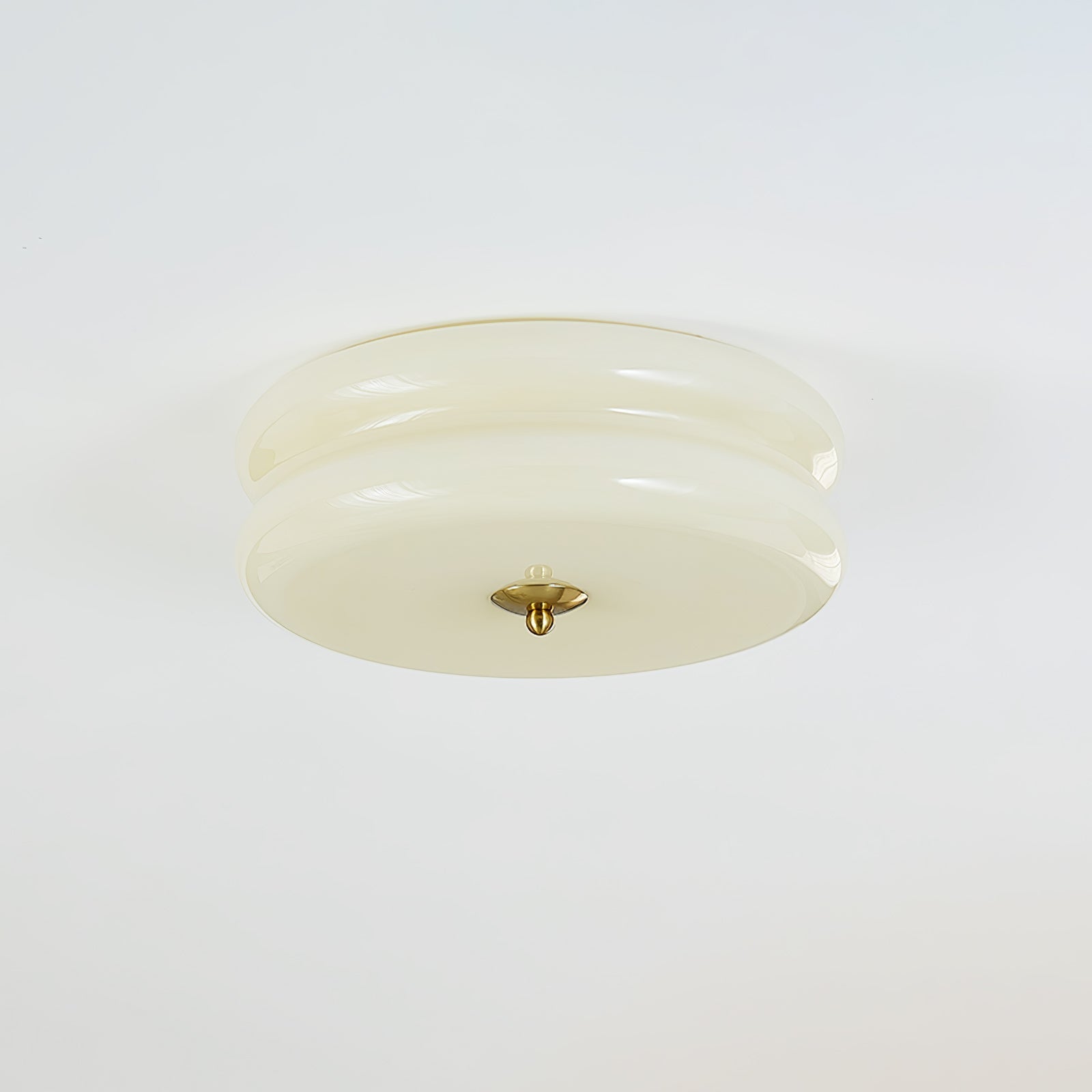 Art Deco ceiling lamp featuring a vintage iron and glass design, equipped with integrated LED light, perfect for illuminating dining rooms. 10