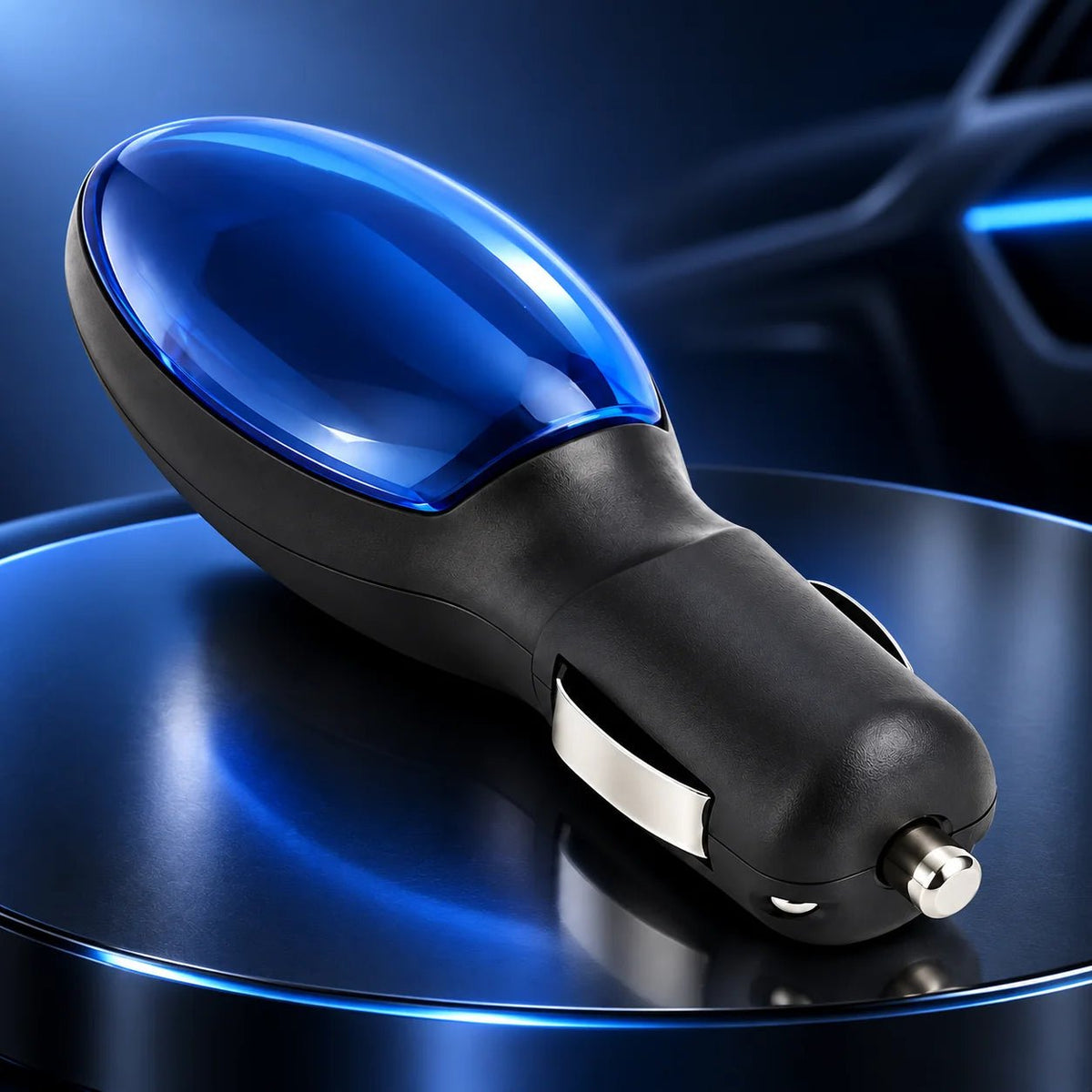 Automotive Fuel Saver Device designed for efficient performance, showcasing a sleek plug-in accessory ideal for everyday driving, enhancing fuel efficiency and reducing costs. 0