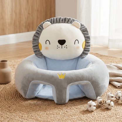 Baby Sitting Support Seat featuring a 360° stability design, crafted with soft cotton wraparound material for comfort and safety. Ideal for infants learning to sit 2