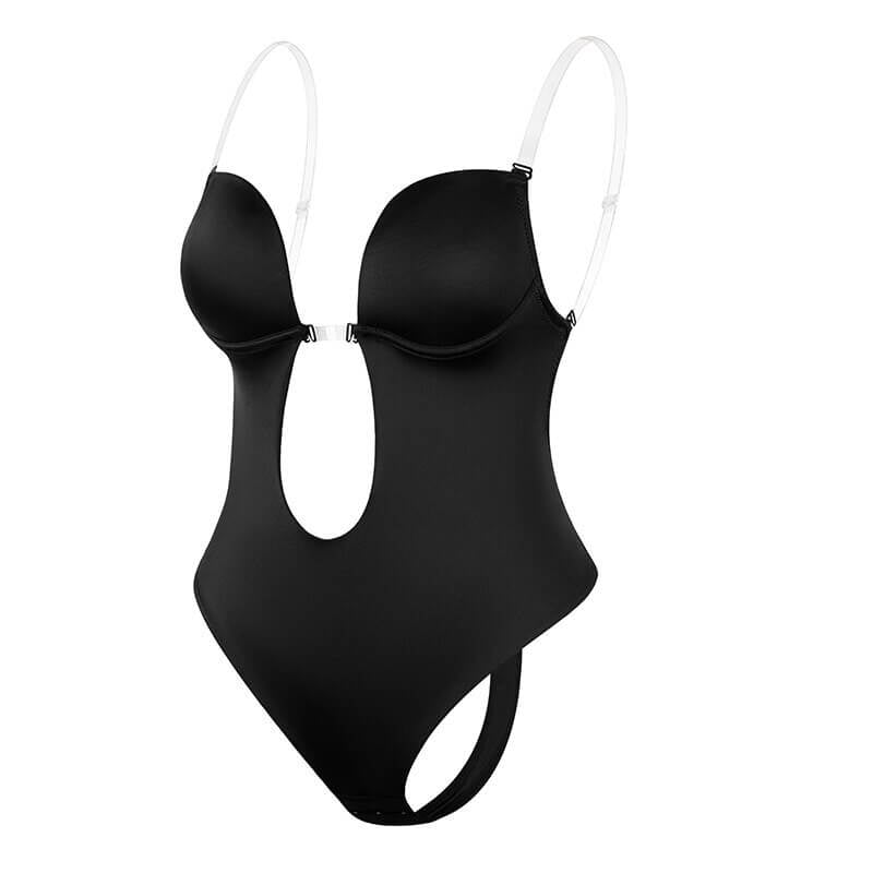 Backless Body Shaper with Invisible Support and Breast Lift – Smooth Shape Wear Body Suit for Summer Outfits 0