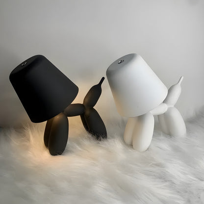 Colorful Balloon Dog Lamp featuring a modern design, touch control, and color-changing LED, perfect for adding a whimsical touch to any room. Rechargeable 4