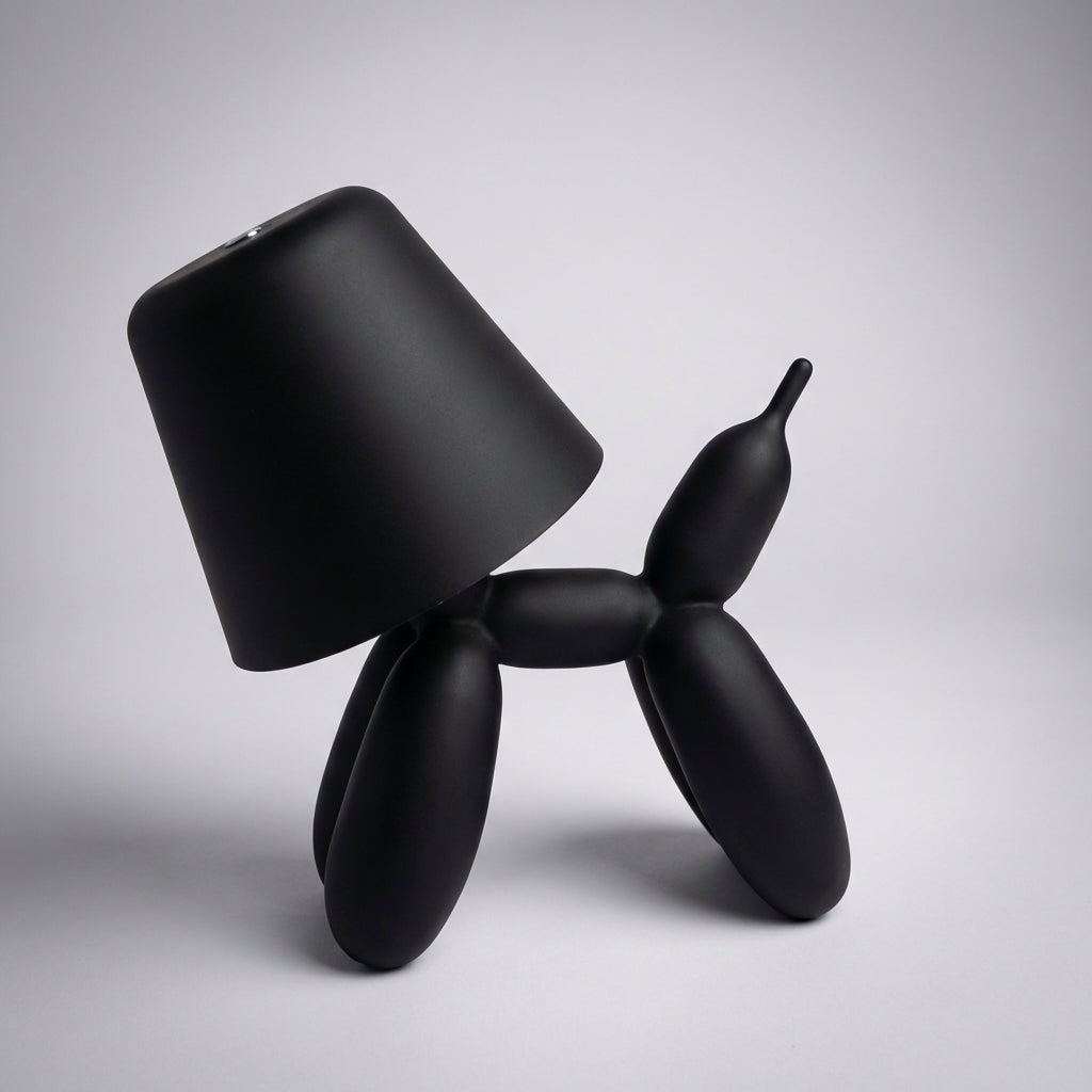 Colorful Balloon Dog Lamp featuring a modern design, touch control, and color-changing LED, perfect for adding a whimsical touch to any room. Rechargeable 2